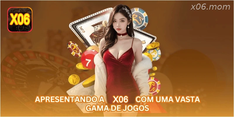 Apresentando a X06 com uma vasta gama de jogos.
