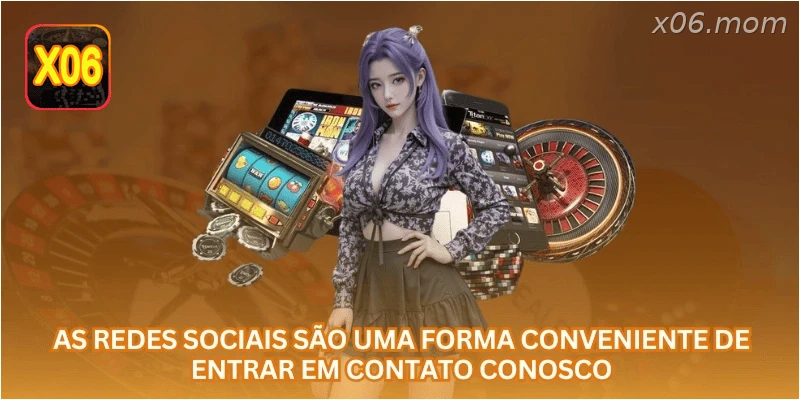 As redes sociais são uma forma conveniente de entrar em contato conosco.