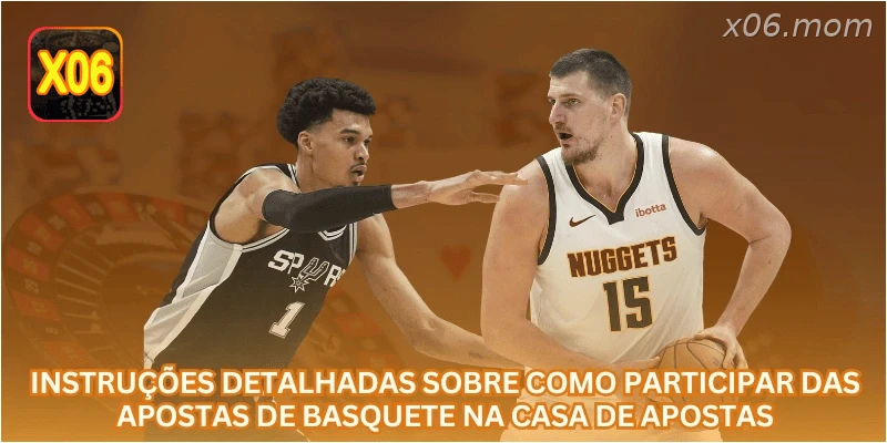 Instruções detalhadas sobre como participar das apostas de basquete na casa de apostas.