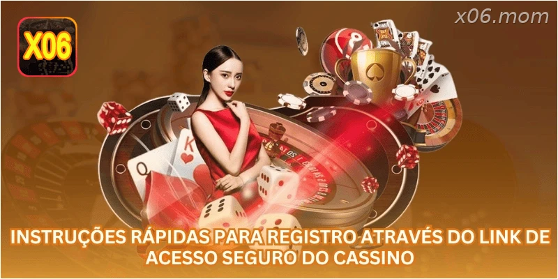 Instruções rápidas para registro através do link de acesso seguro do cassino.