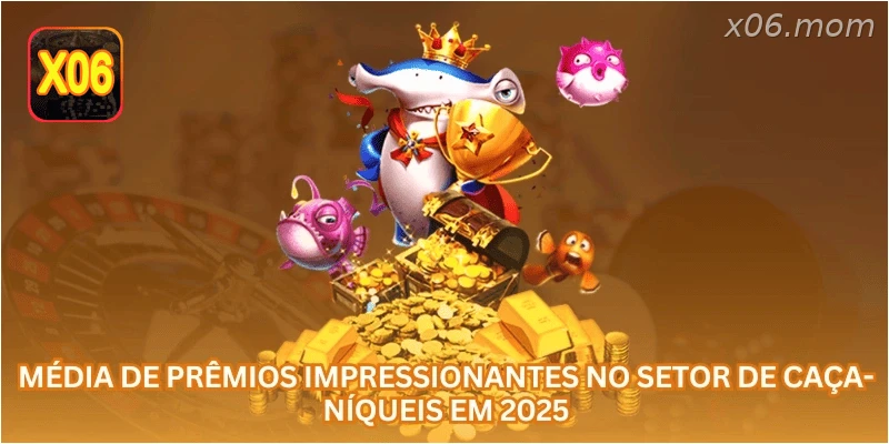 Média de prêmios impressionantes no setor de caça-níqueis em 2025.