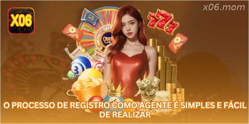 O processo de registro como agente é simples e fácil de realizar.