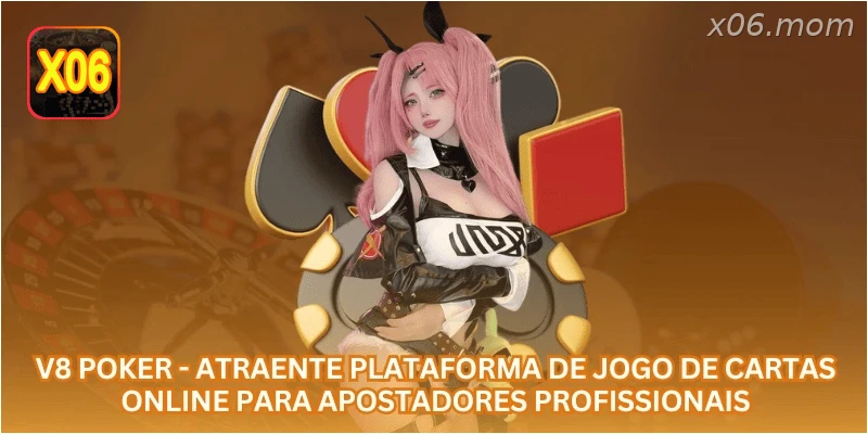 V8 Poker - Atraente Plataforma de Jogo de Cartas Online para Apostadores Profissionais.